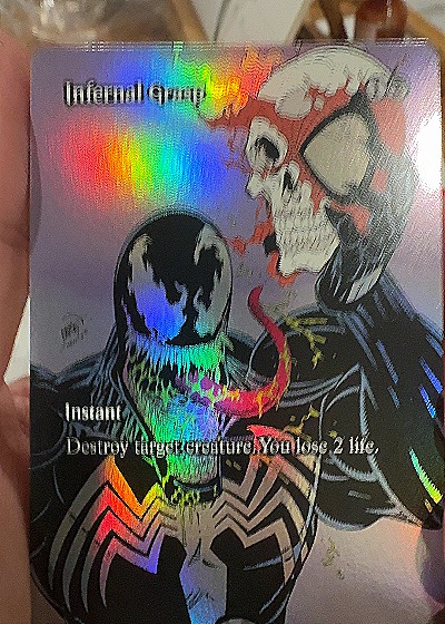 2023 Magic: The Gathering Marvel's Spider-Man #18 Infernal Grasp — front