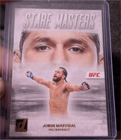 2023 Donruss UFC Stare Masters #2 Jorge Masvidal — front