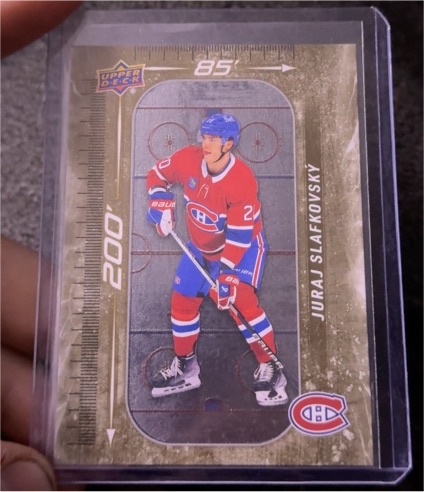 2023-24 Upper Deck Series 1 200' x 85' #DM-87 Juraj Slafkovsky — front