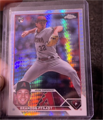 2023 Topps Chrome Update #USC156 Brandon Pfaadt — front