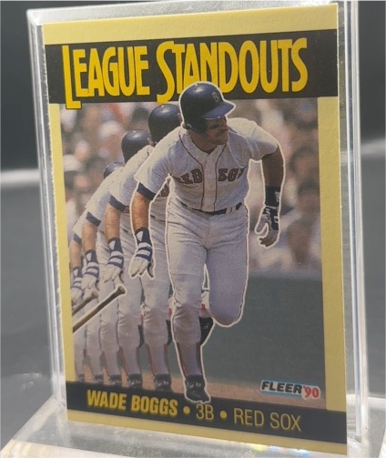 1990 Fleer League Standouts #5 Wade Boggs — front