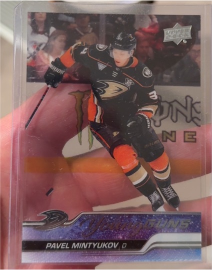 2023-24 Upper Deck Series 2 #488 Pavel Mintyukov Young Guns Rookie — front