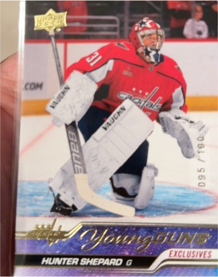 2023-24 Upper Deck Series 2 #491 Hunter Shepard — front