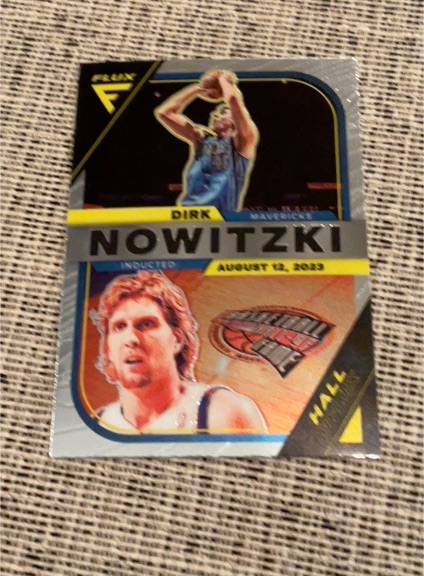 2022-23 Panini Flux #1 Dirk Nowitzki Hall Influx — front