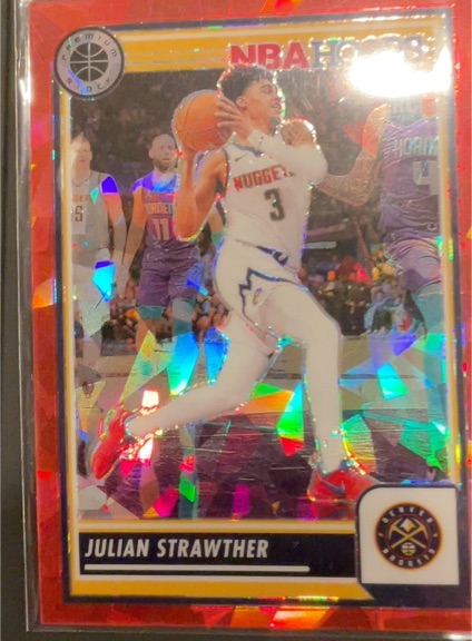 2023-24 Panini NBA Hoops Premium Stock #213 Julian Strawther — front