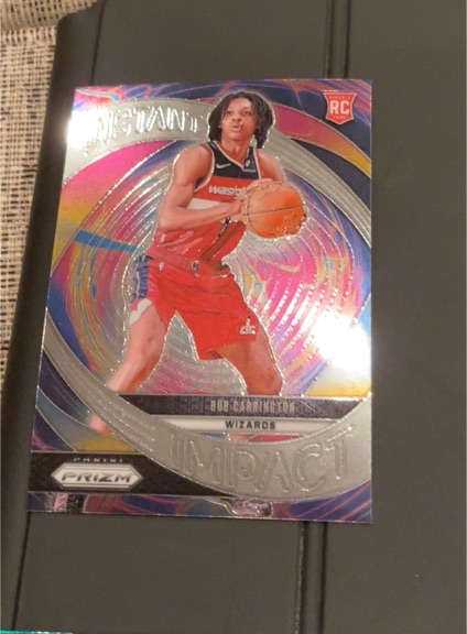 2024-25 Panini Prizm Instant Impact #17 Bub Carrington — front
