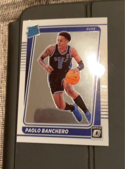 2022 Donruss Optic #2 Paolo Banchero — front