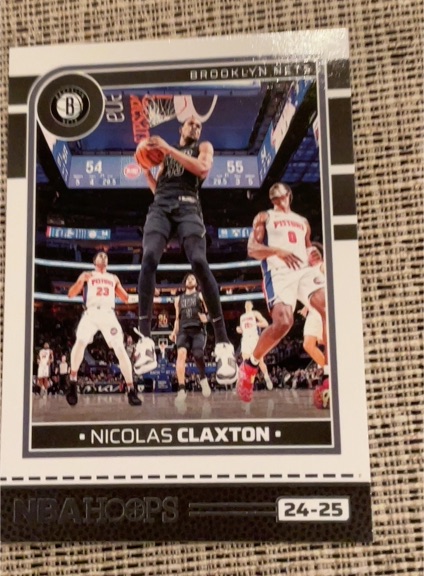 2024-25 Panini Hoops #46 Nicolas Claxton — front