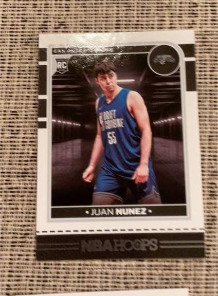 2024-25 Panini NBA Hoops #266 Juan Nunez — front