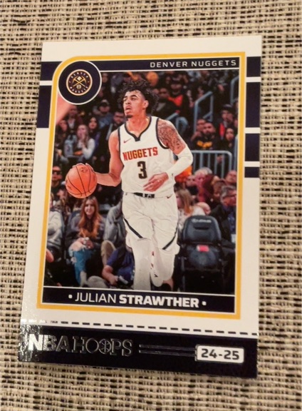 2024-25 Panini NBA Hoops #174 Julian Strawther — front