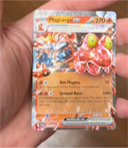 2024 Pokémon TCG Scarlet & Violet Twilight Masquerade #029 Magcargo ex — front