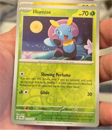 2024 Pokemon SV06 Twilight Masquerade #010 Illumise — front