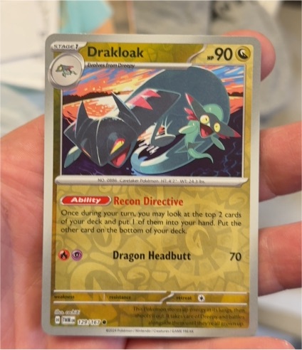 2025 Pokémon #129 Drakloak — front