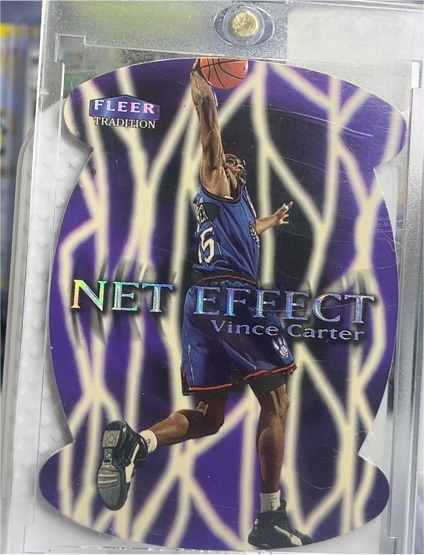 1999-00 Fleer Tradition #2 Vince Carter Net Effect — front