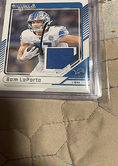 2024 Panini Donruss Threads #DTH-SLA Sam LaPorta — front