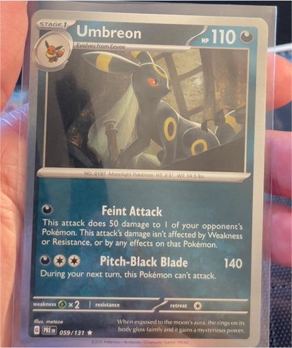 2016 Pokemon TCG Prismatic Evolutions #059 Umbreon — front