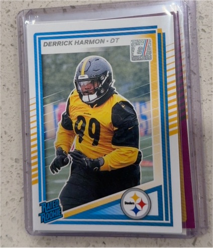 2025 Panini Donruss #391 Derrick Harmon Rated Rookie — front