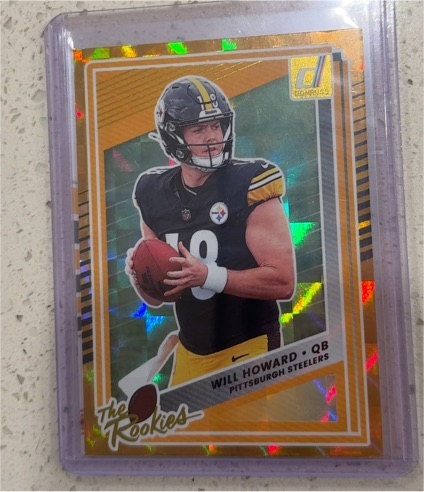 2025 Donruss #10 Will Howard The Rookies — front