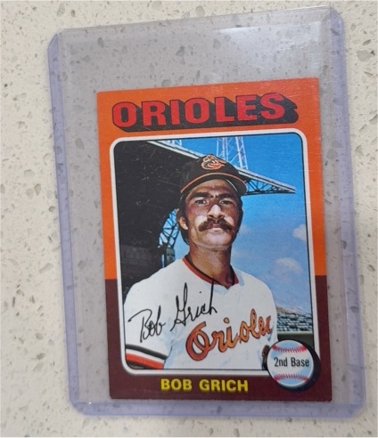 1975 Topps #225 Bob Grich — front