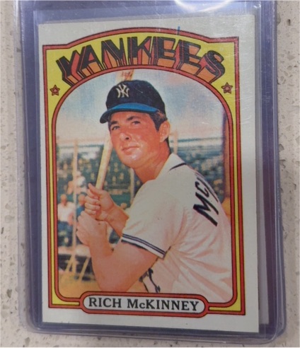 1972 Topps #619 Rich McKinney — front
