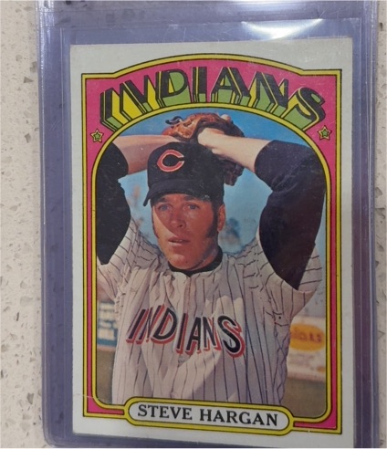1972 Topps #615 Steve Hargan — front