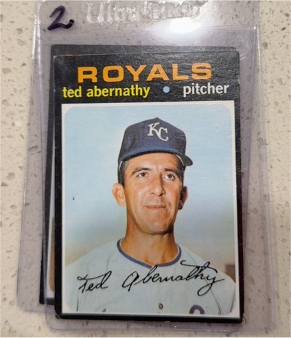 1971 Topps #187 Ted Abernathy — front