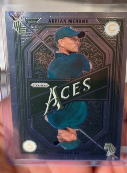 2025 Panini Prizm LIV Golf #6 Adrian Meronk Aces — front