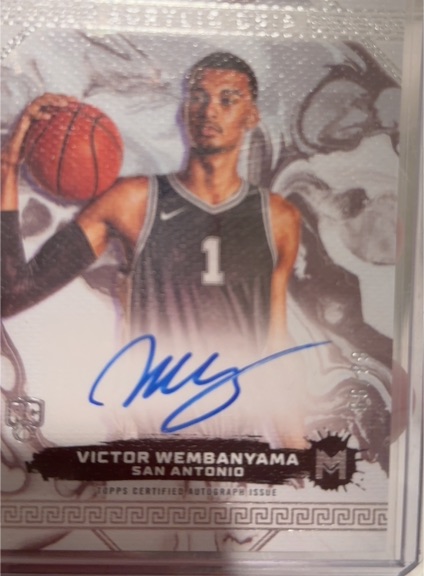 2023-24 Topps Motif #ADA-VW Victor Wembanyama — front