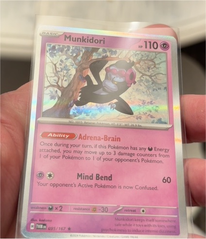 2024 Pokémon Scarlet & Violet #095 Munkidori — front