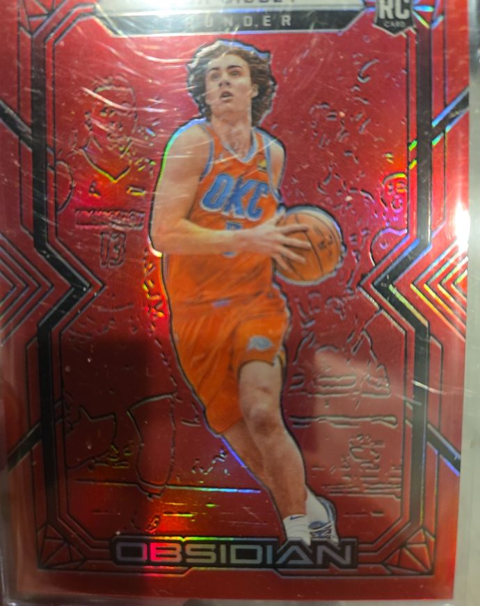 2021-22 Panini Obsidian #156 Josh Giddey Rookie Card — front