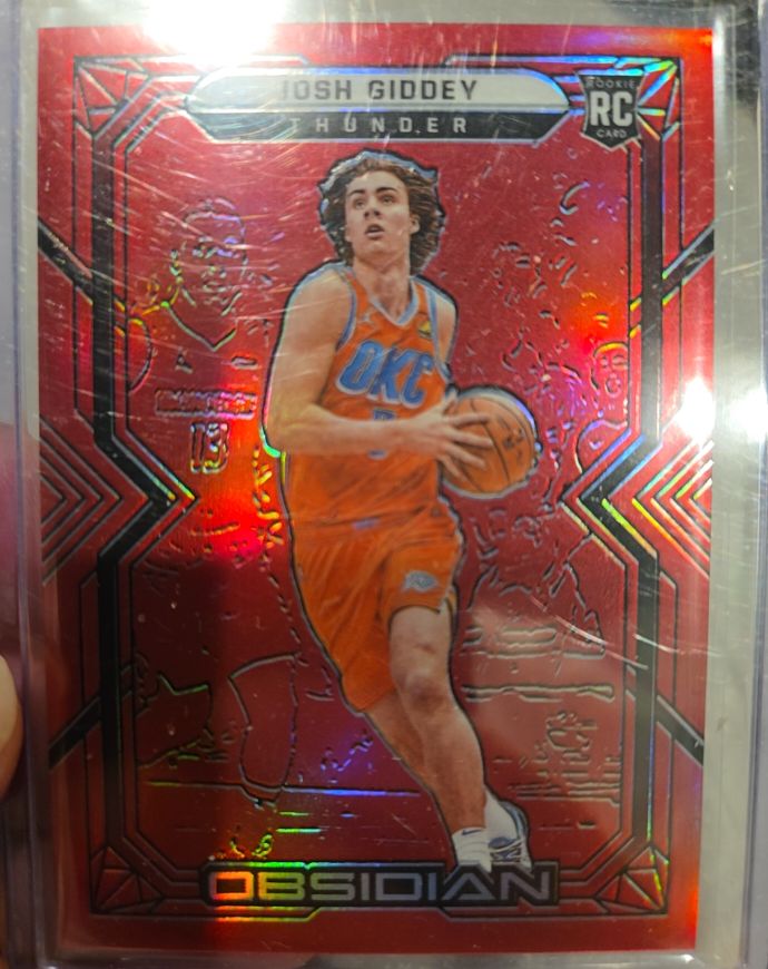 2021-22 Panini Obsidian #156 Josh Giddey — front