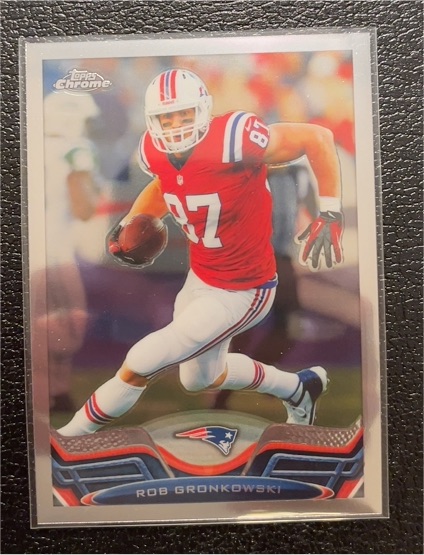 2013 Topps Chrome #35 Rob Gronkowski — front