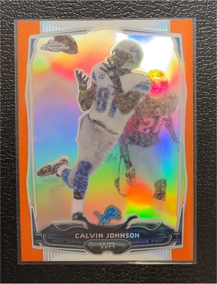 2014 Topps Chrome #98 Calvin Johnson — front