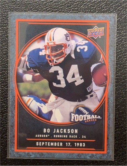 2014 Upper Deck #CFH-BJ Bo Jackson College Football Heroes Bo Jackson — front