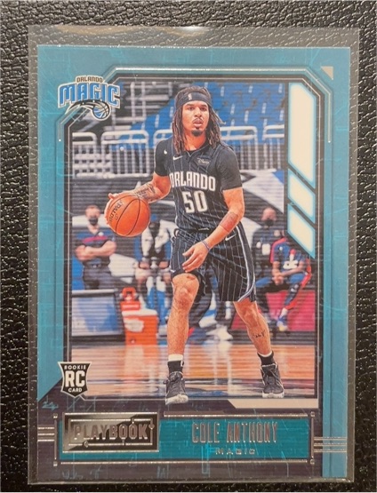 2020-21 Panini Chronicles Playbook #186 Cole Anthony — front