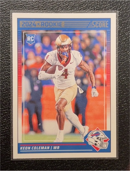 2024 Panini Score #337 Keon Coleman — front