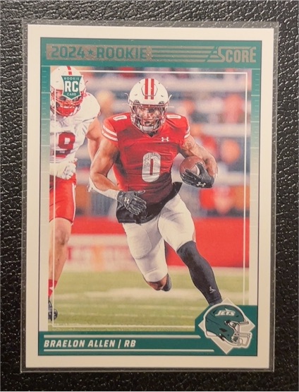 2024 Panini Score #390 Braelon Allen — front