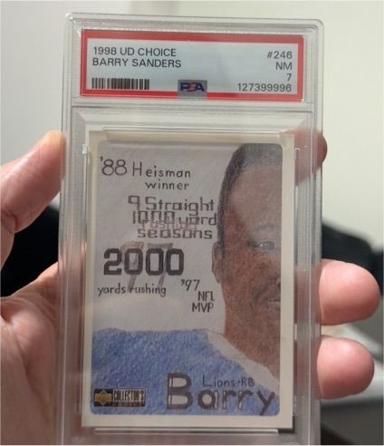 1998 Upper Deck Choice #246 Barry Sanders — front