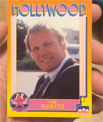 1991 Starline Hollywood Walk of Fame #112 Tab Hunter — front