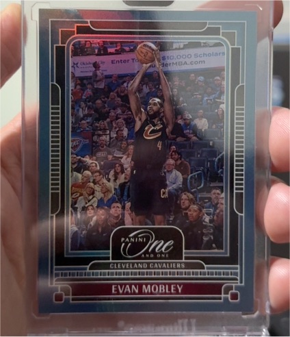 2024-25 Panini One and One #4 Evan Mobley — front