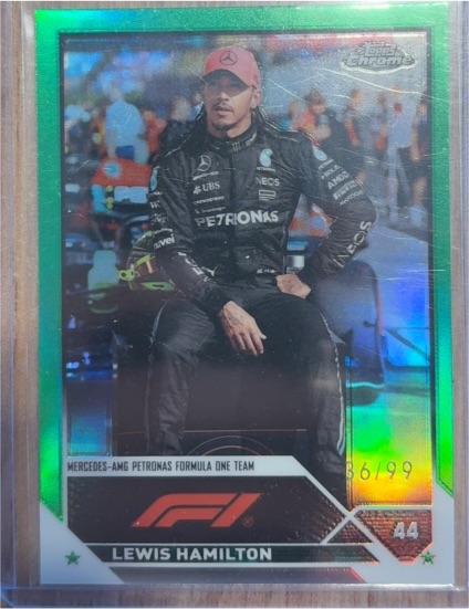 2023 Topps Chrome Formula 1 #44 Lewis Hamilton — front