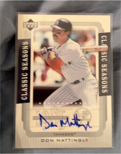 2005 Upper Deck Classic Seasons #CS-DM Don Mattingly — front