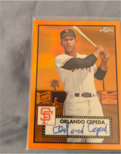 2021 Topps Chrome Platinum Anniversary #633 Orlando Cepeda — front