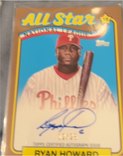2024 Topps Series 2 1989 Topps Baseball All-Star #89ASA-RH Ryan Howard — front