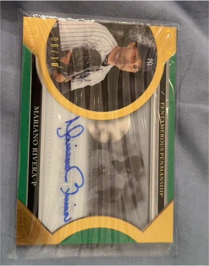 2020 Topps Five Star Pentamerous Penmanship #PP-MR Mariano Rivera — front
