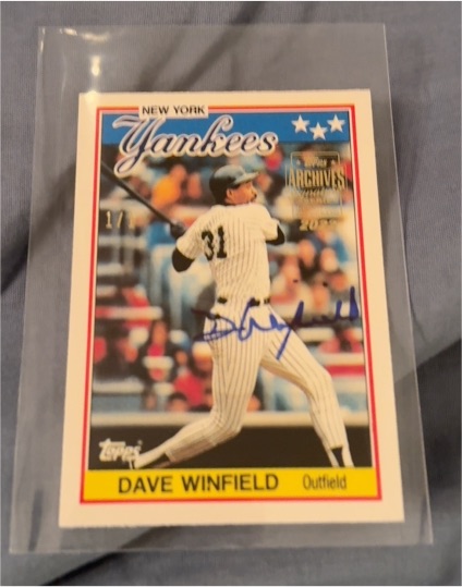1988 Topps #85 Dave Winfield — front