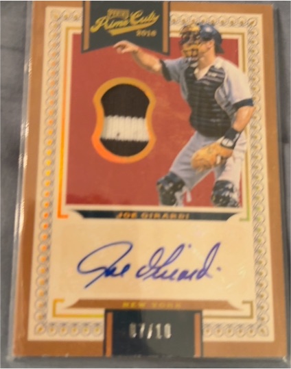 2016 Panini Prime Cuts Joe Girardi — front