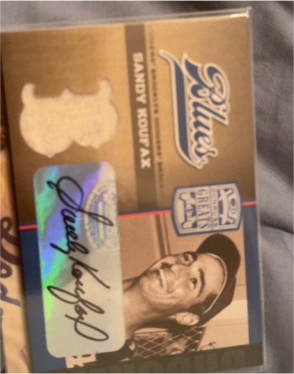 2005 Donruss Greats #DB-1 Sandy Koufax — front