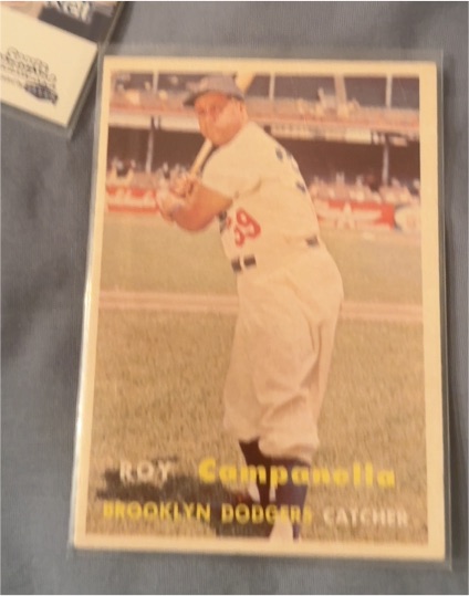 1957 Topps #210 Roy Campanella — front