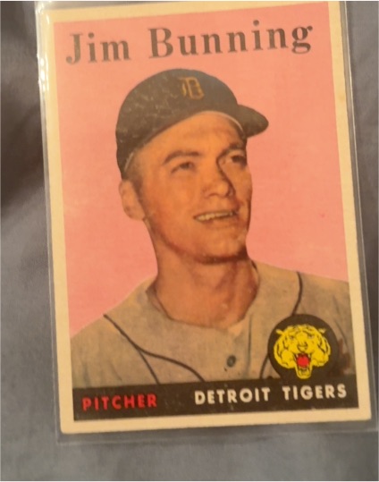 1958 Topps #115 Jim Bunning — front